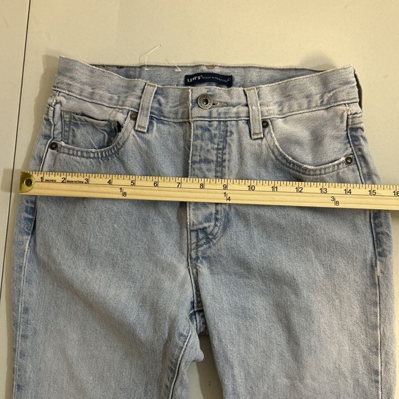 Levi's Made Crafted Twig High-Rise Slim Denim Jeans Light Wash Size 25 $180 - Picture 10 of 16